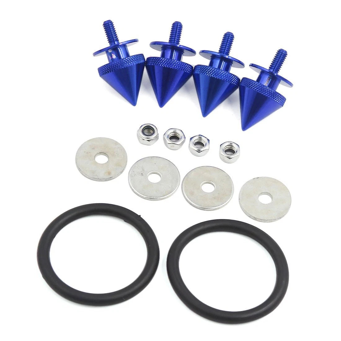 Blue Spike Quick Release Fasteners 4pcs for Audi A4 A5 A6 (2009-2011)