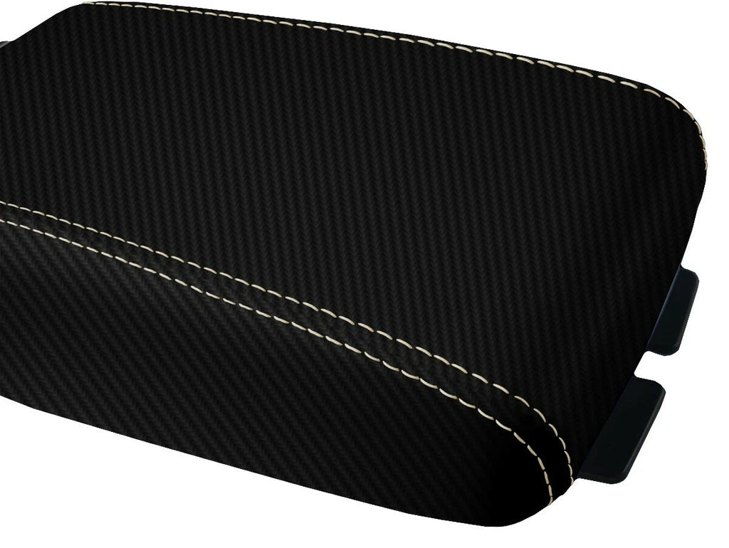 Console Lid Armrest Cover for Nissan Altima (2005–2006) Carbon Fiber