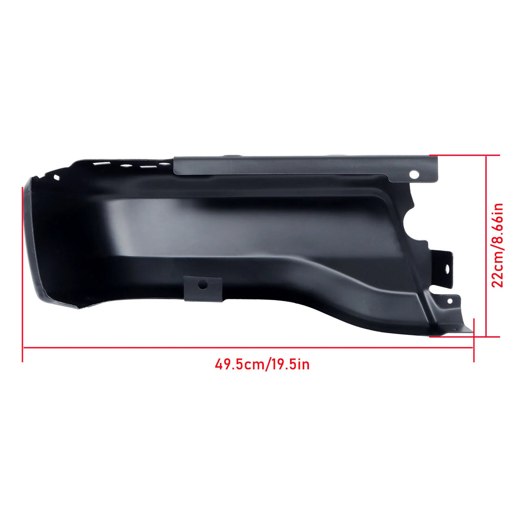 Passenger Rear Bumper End for Ford (2019â2023) Steel Without Sensor Holes