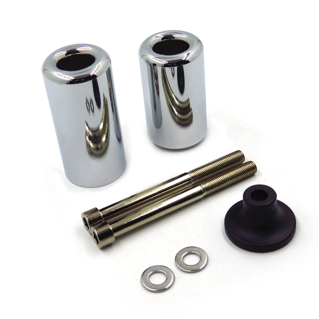 Chrome Frame Slider Crash Protector for Kawasaki Ninja ZX-6R (2005–2006)