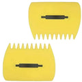 2 Pack Yellow Leaf Rakes for Garden Cleanup (Large Size)