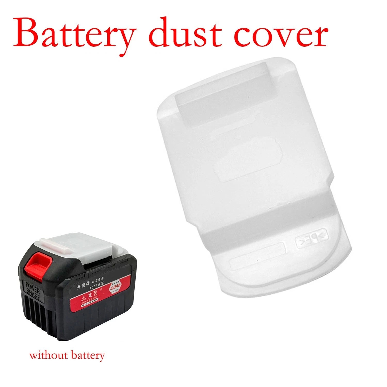 Dust Cover for Makita BL1830 BL1840 BL1815 18V Batteries (Compatible)
