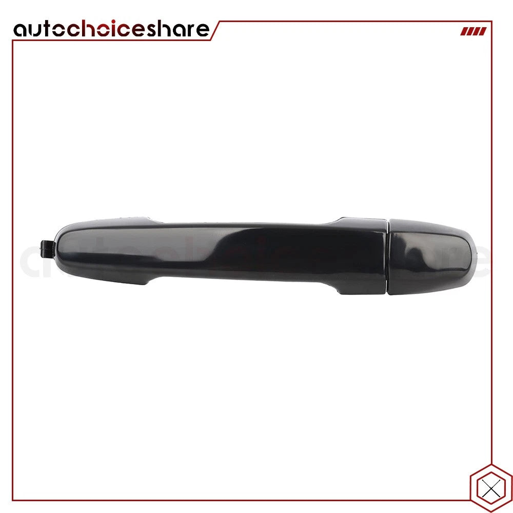 Set of 2 Black Exterior Door Handles for Toyota Corolla (2003–2013)