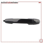 Set of 2 Black Exterior Door Handles for Toyota Corolla (2003–2013)