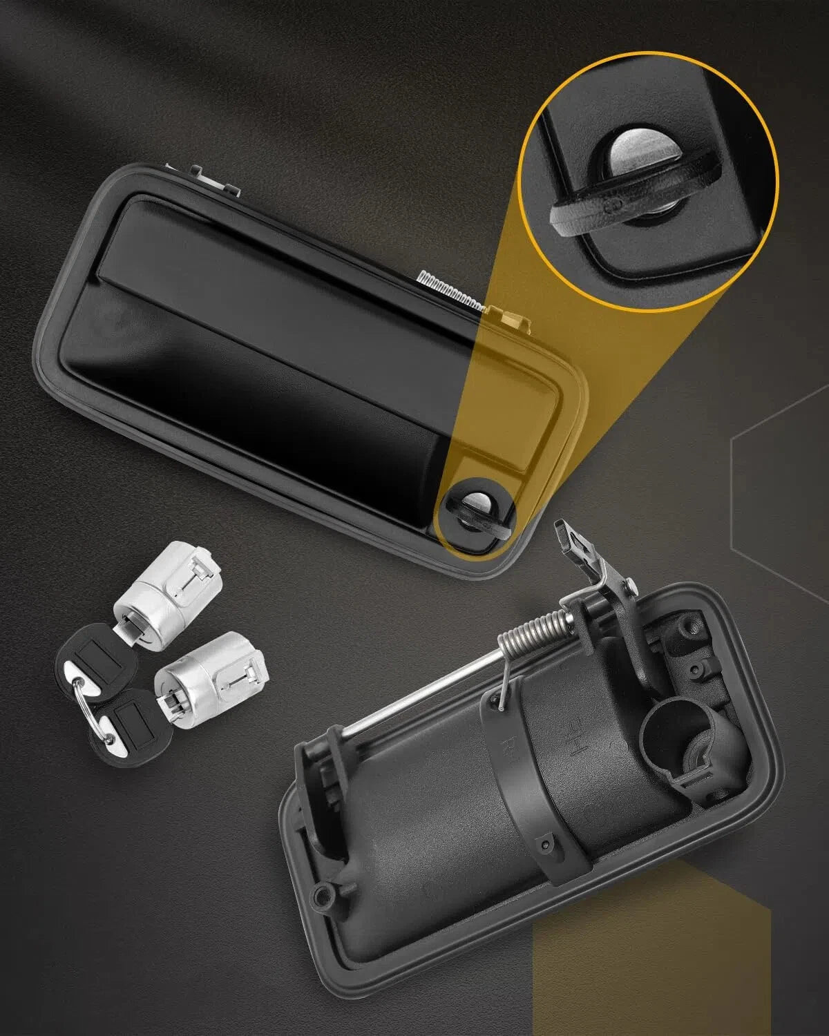 Exterior Door Handle Set for Chevy GMC C1500 (1988-2000)