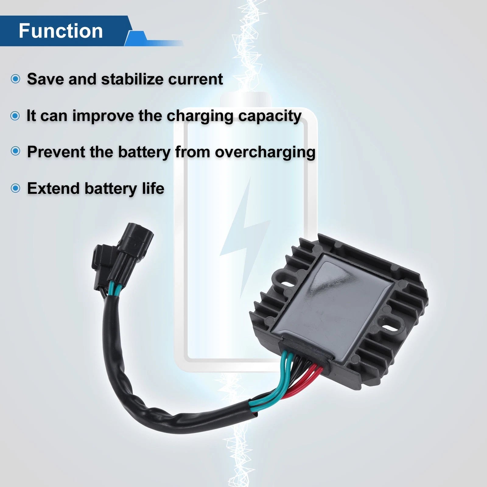 Voltage Regulator Rectifier for Suzuki GSX-R1000/R750/R600/S750/S650 (2001–2023)