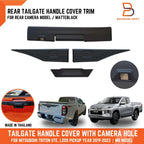 Matte Black Rear Tailgate Handle Cover for Mitsubishi Triton Ute (2019-2023)