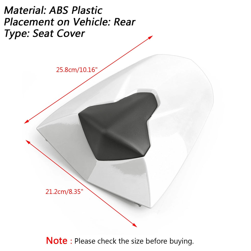 ABS Rear Passenger Seat Cover Cowl for Daytona 675, 675R (2013–2018)
