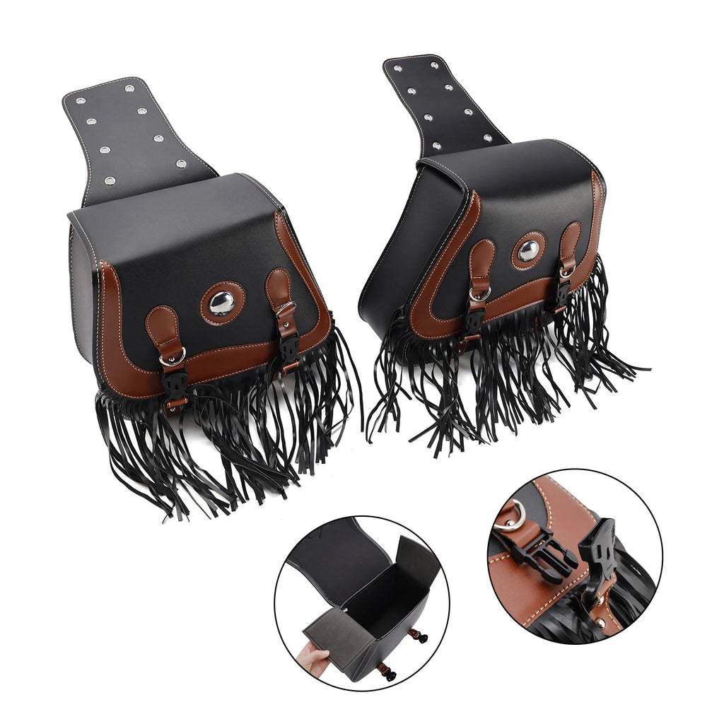 Side Tail Bag Saddlebag for Scooter Motorcycle (26L)