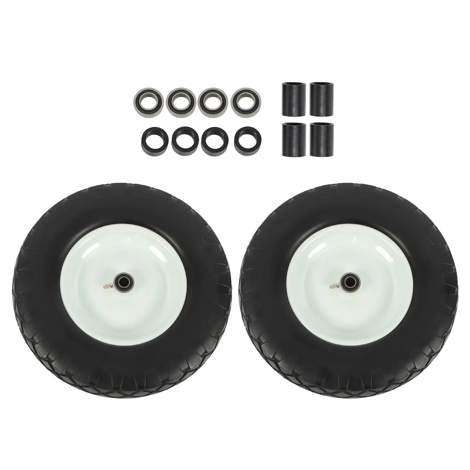 Solid Lawn Mower Tires for Trolley (16x4.80/4.00-8")