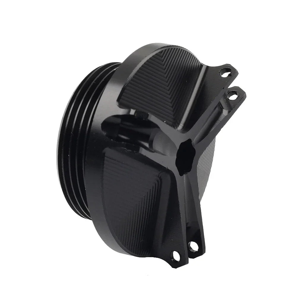 Black Engine Oil Filler Cap Cover for Kawasaki Z750 ZX6R ZX636 ZX10R (2004-2023)