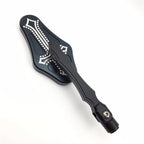CNC Black Cross Style Side Mirrors for Universal Fit (8mm 10mm Screw)