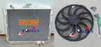 Aluminum Radiator + Fan for Holden Rodeo TF G3 G6 G7 (1988-1997)