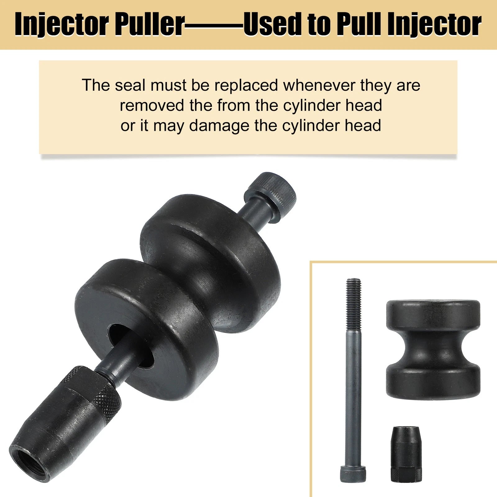 Set of 2 Injector Puller and Seal Installer Tools for BMW N14 N18 N54 (130192, 130195)