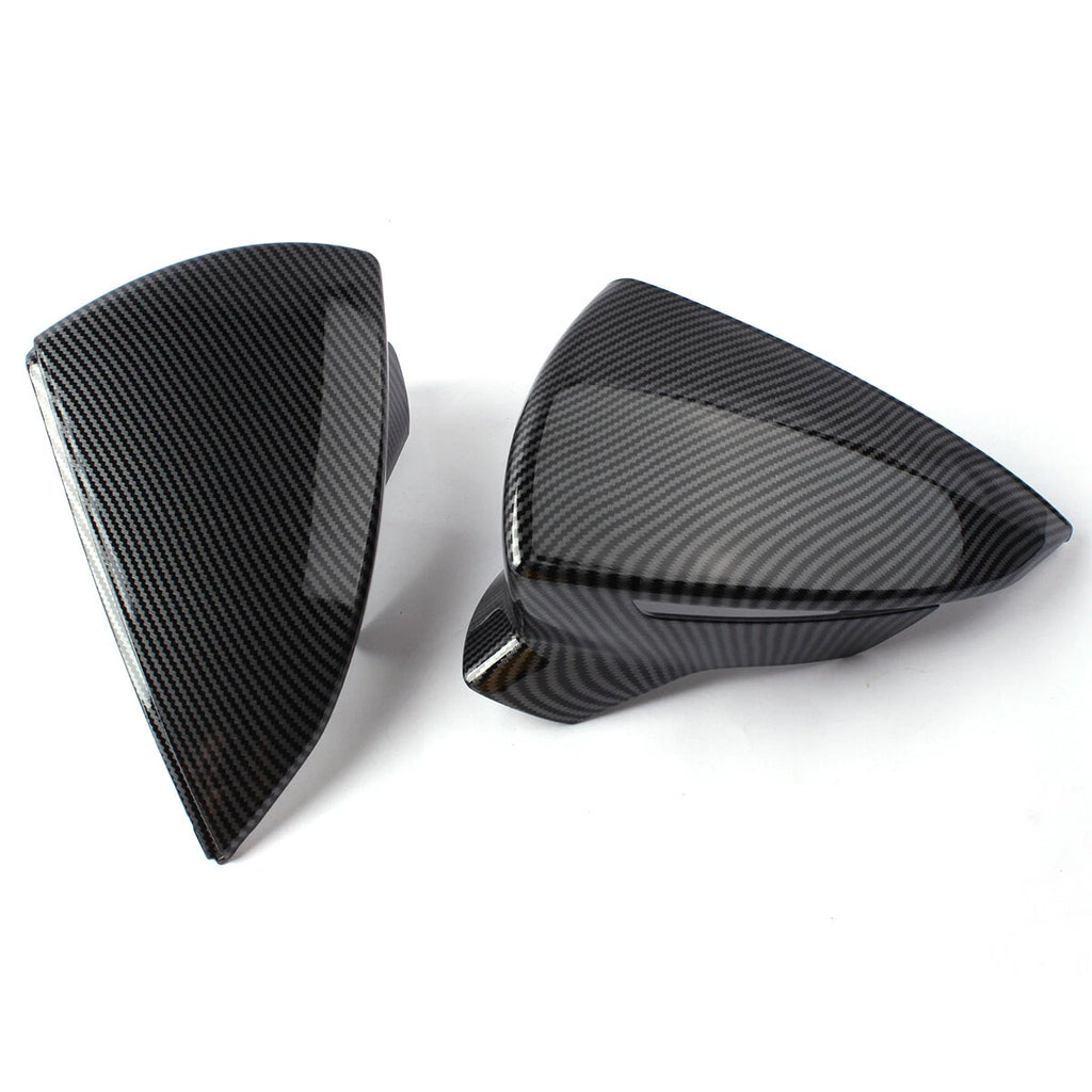 2X Rear Side Mirror Cover Cap for SEAT Leon Mk3 5F Ibiza MK5 Arona KJ7