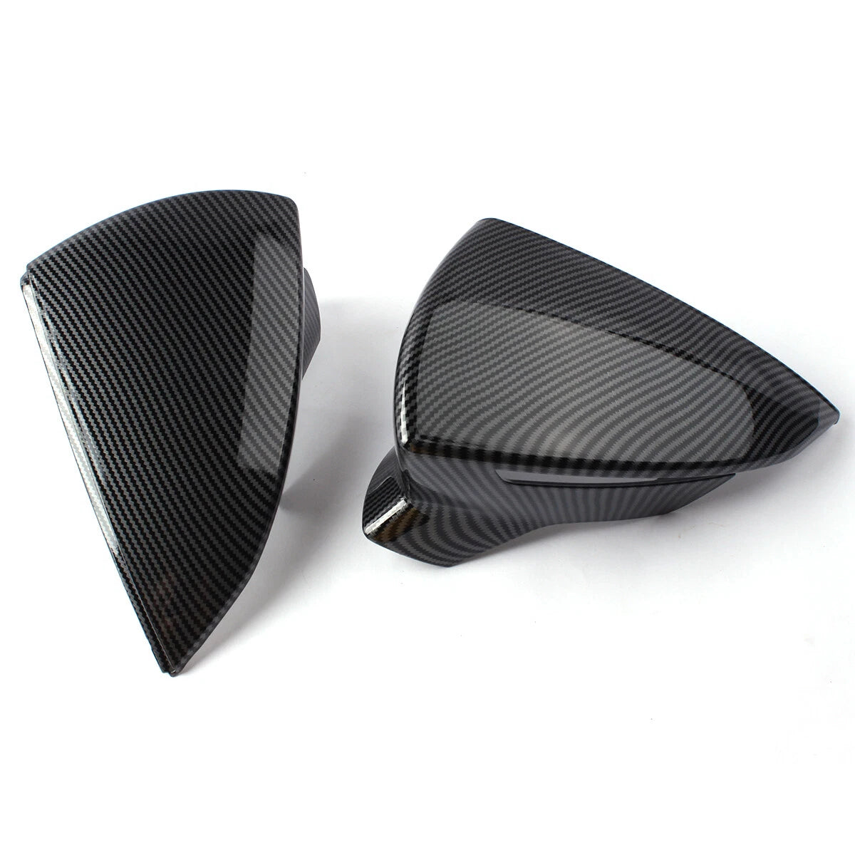 2X Rear Side Mirror Cover Cap for SEAT Leon Mk3 5F Ibiza MK5 Arona KJ7