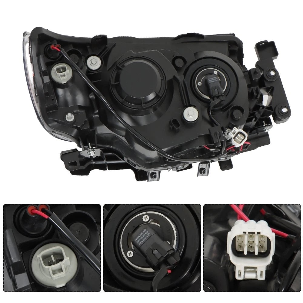 Headlight Assembly Set for Subaru Forester (2006–2008) Left+Right Halogen