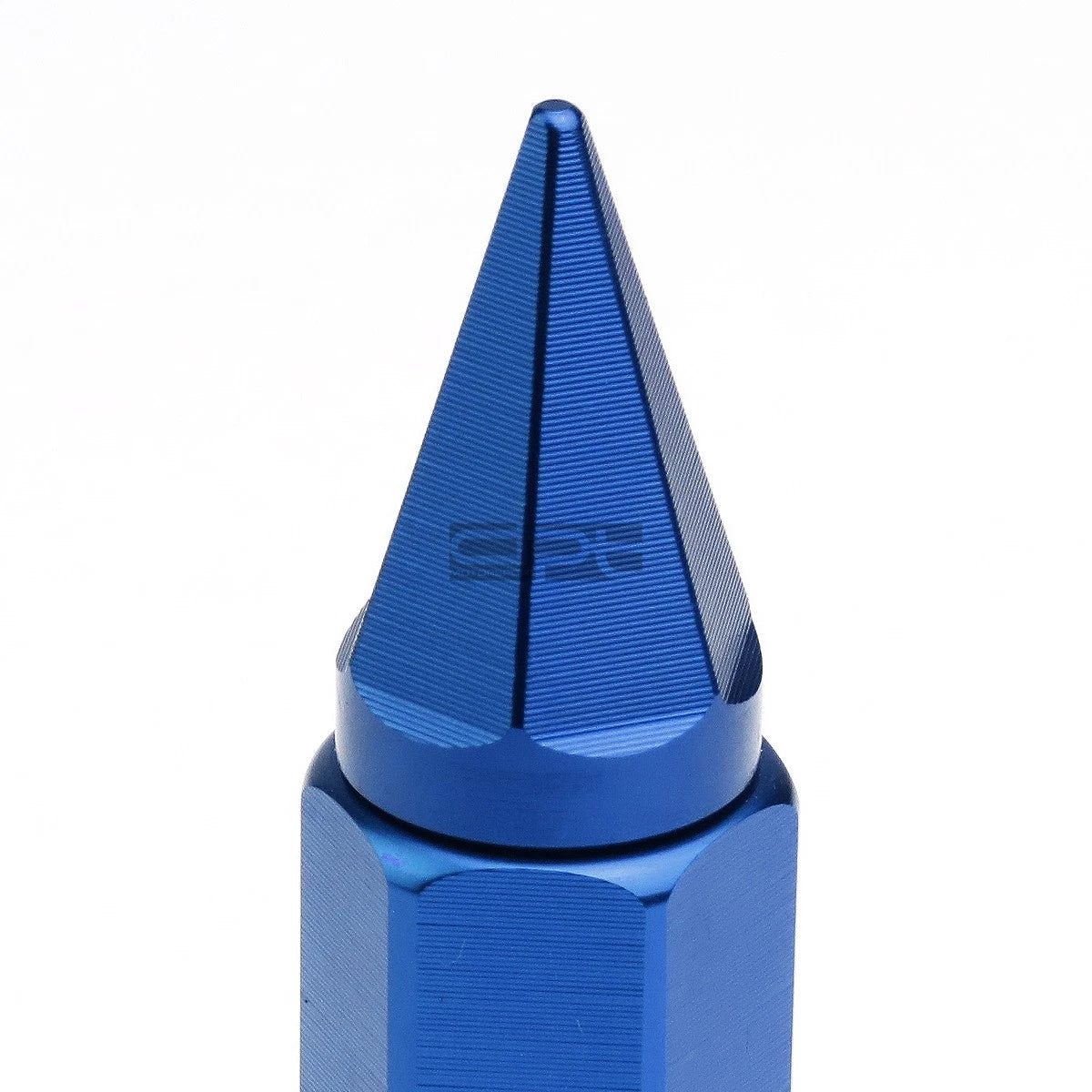20 PCS M12X1.5 90MM Tall Blue Aluminum Spiked Cap Lug Nuts + Adapter