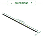 2 x Front Left & Right Weatherstrip Window Seals for Honda