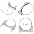 5" U-Bolt Uclamp Muffler Saddle Exhaust Pipe Clamp for Universal