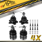 Set of 4 Front Lower & Upper Ball Joints for Chevy GMC C1500 C2500 (1988–2000)