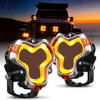 3" LED Work Light Pod for Jeep SUV Truck Pickup (2010–2023)