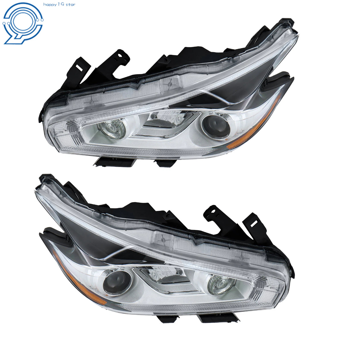 Clear LED Headlights for Nissan Murano (2015–2018) Left + Right Side