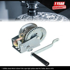 Hand Winch with 10m Rope for Trailer Boat ATV (1200lbs)