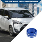Rear View Mirror Switch Knob Cover for Toyota Sienta (2015–2023) Blue