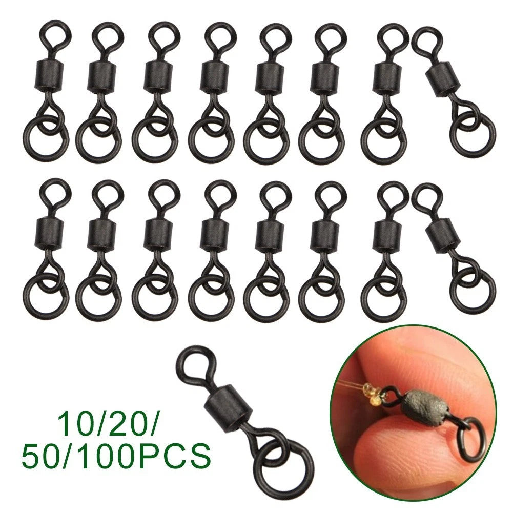 Swivels for Carp Fishing (Pack of 10/20/50/100)
