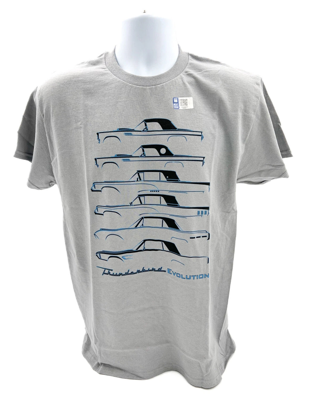 Ford Thunderbird Evolution Gray T Shirt for Ford Thunderbird (1990–2002)
