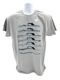 Ford Thunderbird Evolution Gray T Shirt for Ford Thunderbird (1990–2002)