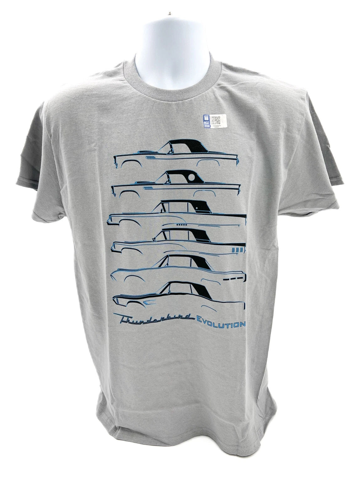 Ford Thunderbird Evolution Gray T Shirt for Ford Thunderbird (1990–2002)