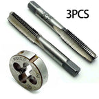 M8 x 1mm Metric Thread Tap & Die Set for Automotive (Carbon Steel)