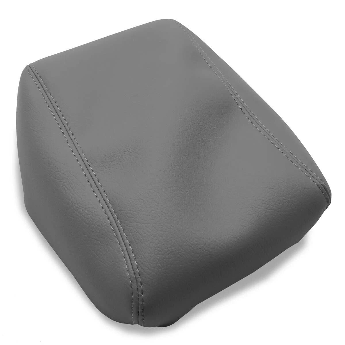 Center Console Lid Armrest Cover for Honda CR-V (2017–2021) Gray PVC Leather
