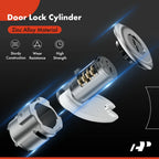 Door Lock Cylinder Set for Chevy Tahoe GMC (2000-2006)