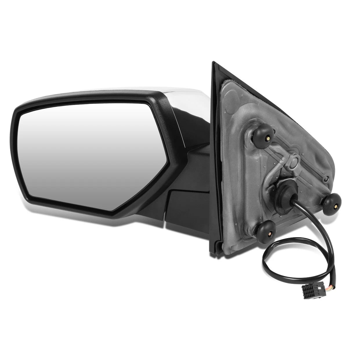 Left Powered Heated Towing Mirror Chrome for Chevy Silverado/GMC Sierra (2014–2018)