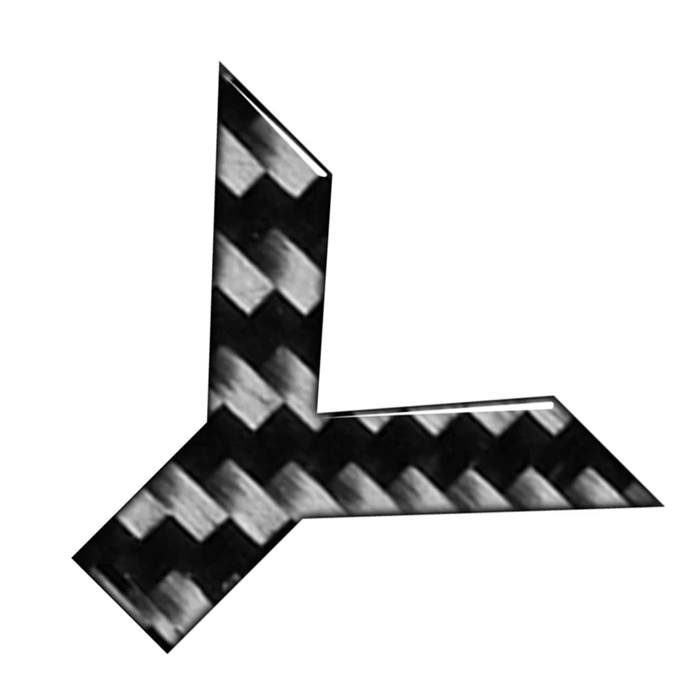 Carbon Black Door Wall Window Badge Emblem Decals for