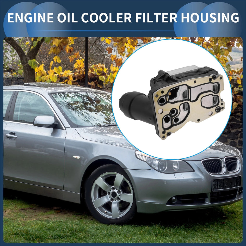 Engine Oil Cooler Filter Housing for BMW X3 X5 328d (2011–2017) No. 11428507697
