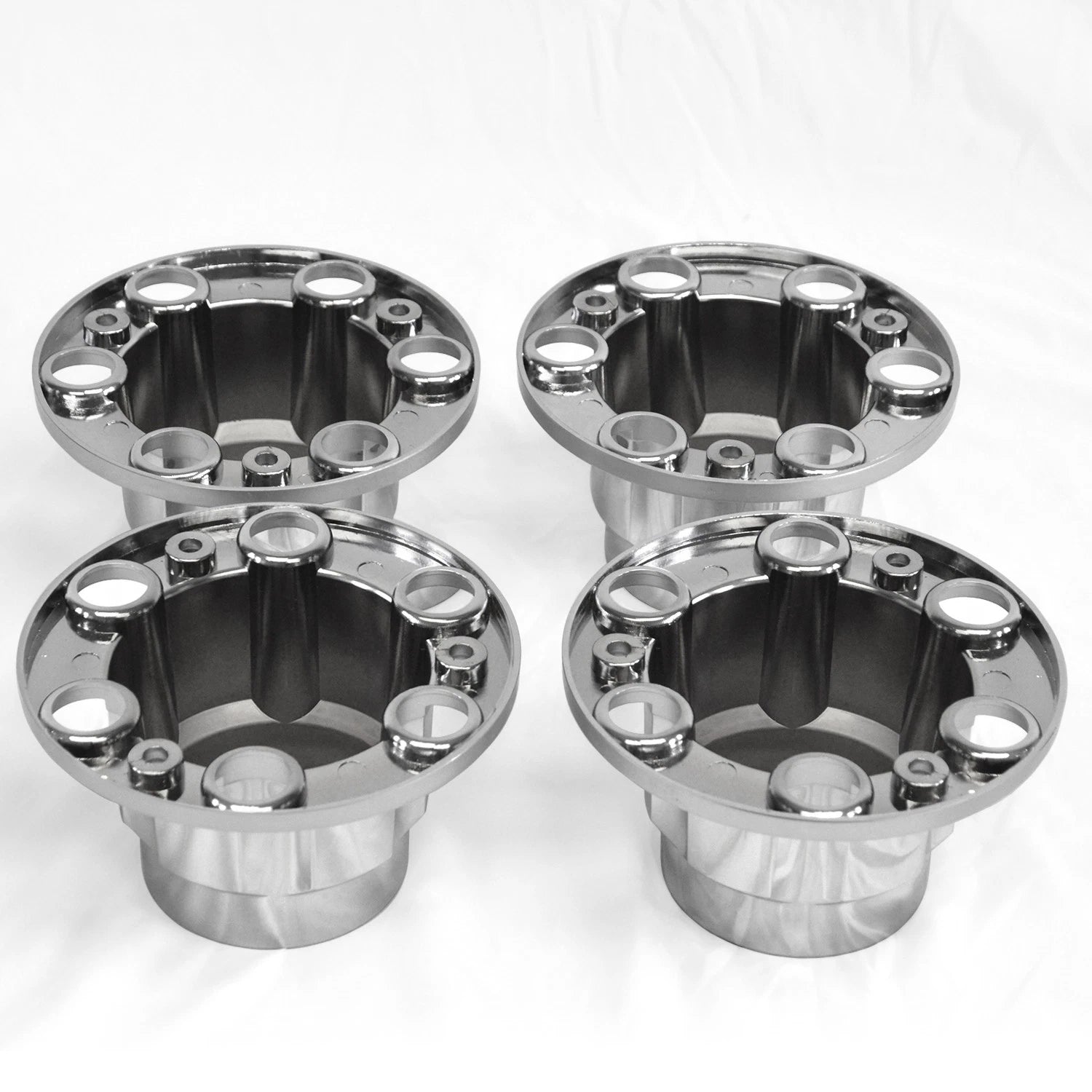 Closed Chrome Center Caps for 1974-1991 Chevy Blazer (QTY: Four)