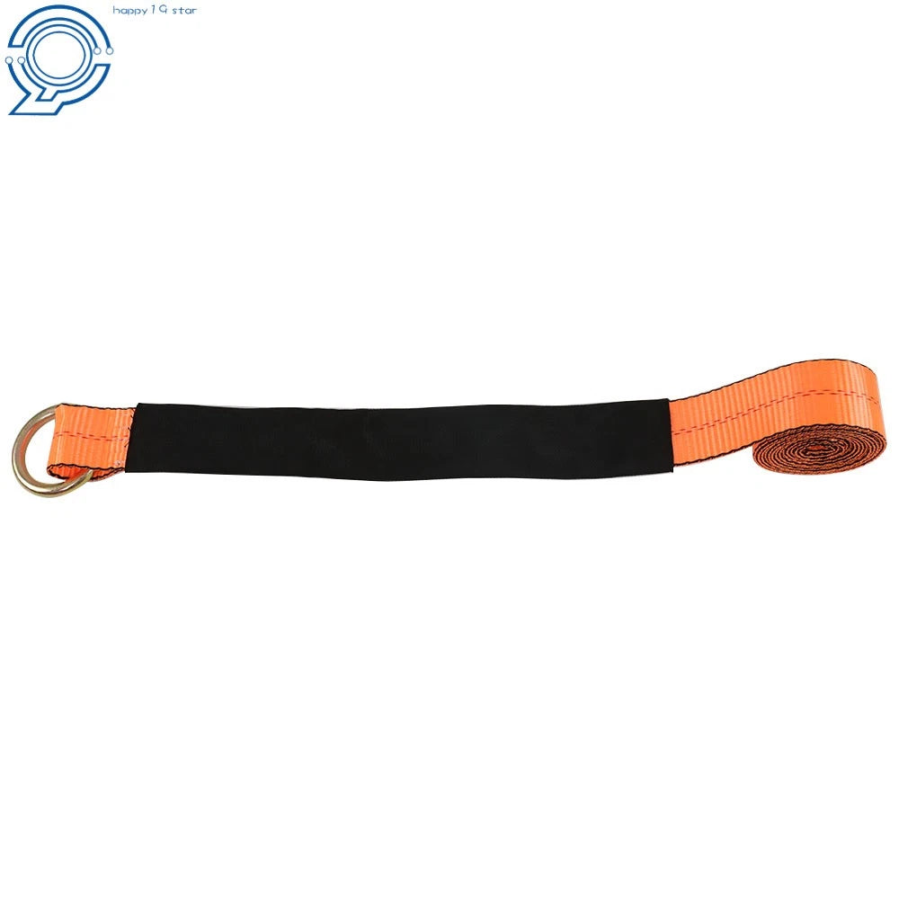 Set of 4 Car Tie Downs with Chain Anchors for Trailer SUV Truck
