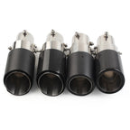 Exhaust System Pipe Muffler Tip for - Stainless Steel Carbon Fiber