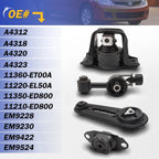Engine Motor & Trans Mount Set for Nissan Cube/Versa 1.8L (2007–2014)