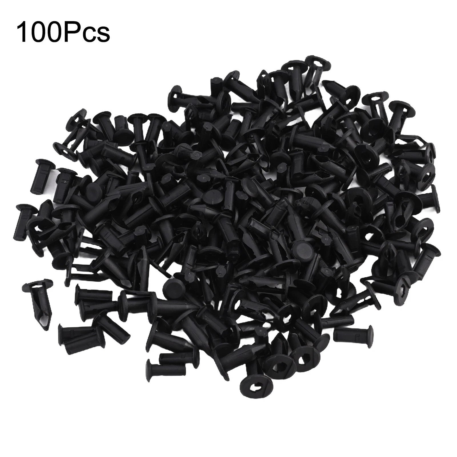 Set of 100 Push Pin Rivet Retainer Clips for ATV UTV