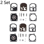 Set of 2 Carburetor Rebuild Kits for Echo CS280E CS280EP (Zama C1S-K1D RB-5 RB-7)