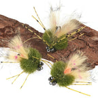 Olive Green Crab Pattern Fly Lure 4.5cm for Saltwater (Bonefish)
