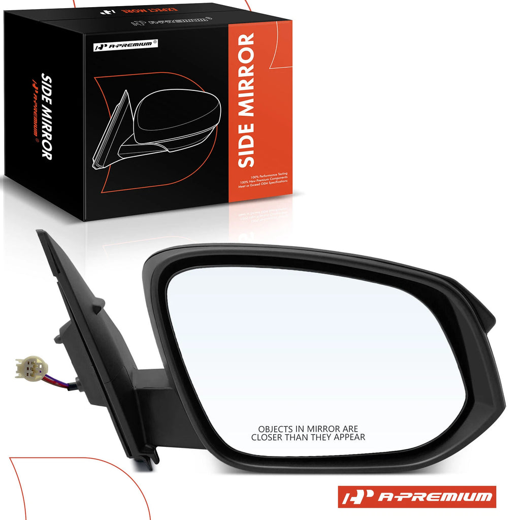 Passenger Power Side Mirror with Manual Folding for Toyota RAV4 (2015-2015)