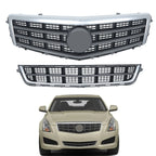 Front Upper & Lower Grille Chrome for Cadillac ATS (2013–2014)