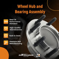 2X Front Wheel Hub Bearings for Dodge Ram 3500 2WD (2003–2005) WA515089