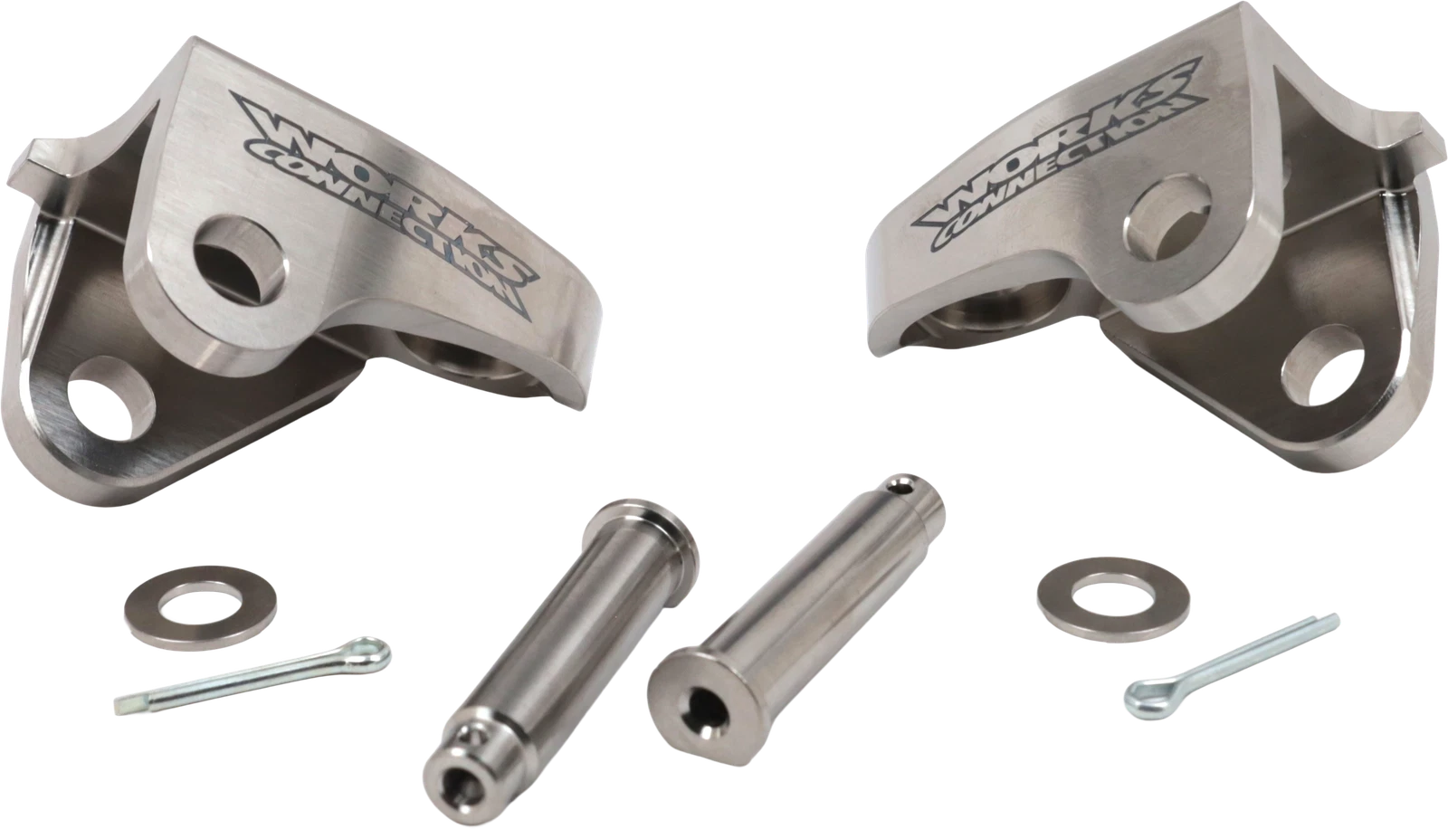 WORKS Foot Peg Mount Titanium for Honda CRF250/450 (2019)